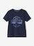 Jungen Sport T-Shirt BASIC Oeko-Tex - blau+grau meliert+marine - 14