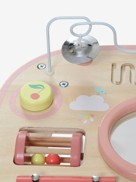 Baby Spieltisch mit Musikinstrumenten, Holz FSC - natur/mehrfarbig+rosa - 11