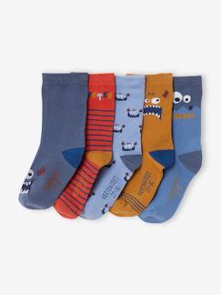 Jungenkleidung-Unterwäsche & Socken-5er-Pack Jungen Socken, Monster Oeko-Tex®