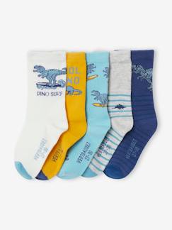 Jungenkleidung-Unterwäsche & Socken-5er-Pack Jungen Socken, Dinosaurier Oeko-Tex®