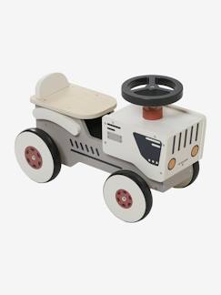 Spielzeug-Baby-Schaukeltiere, Lauflernwagen, Lauflernhilfe & Rutschfahrzeuge-Rutschfahrzeug „Traktor“ aus Holz FSC®