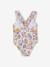 Mädchen Badeanzug mit Blumen  Oeko-Tex® - beige bedruckt - 4