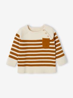 Babymode-Baby Pullover, Streifen