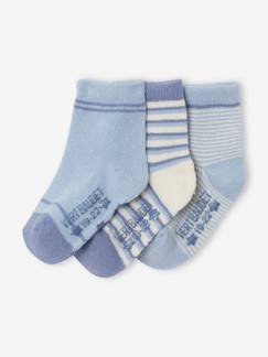 Babymode-Socken & Strumpfhosen-3er-Pack Jungen Baby Socken mit Streifen Oeko-Tex®