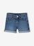 Mädchen Jeansshorts mit Umschlag BASIC OEKO-TEX®, Bundweite verstellbar blue stone 1