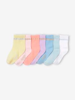 Maedchenkleidung-Unterwäsche, Socken, Strumpfhosen-Socken-7er-Pack Mädchen Socken Oeko-Tex®
