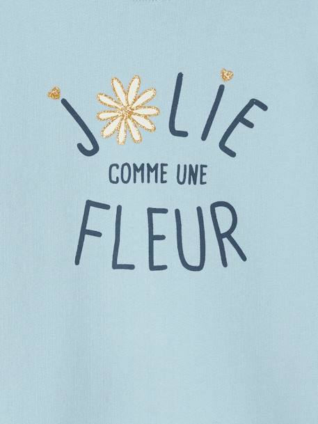 Mädchen Sweatshirt BASIC - blau-les copines+hellblau+pfirsich+pflaume+rosa+violett+wollweiß+zartrosa - 8