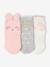 3er-Pack Mädchen Baby Socken mit Einhorn Oeko-Tex - pack zartrosa/grau - 2