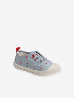 Übergangsschuhe-Mädchen Baby Stoff-Sneakers mit Gummizug