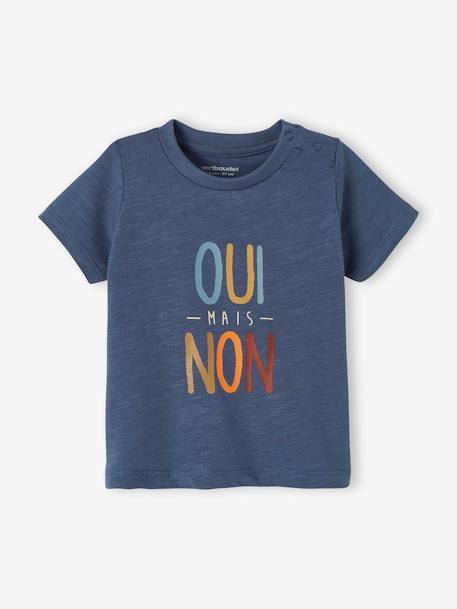Jungen Baby T-Shirt mit Print - blau - 1