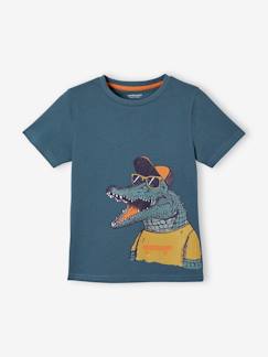Jungenkleidung-Shirts, Poloshirts & Rollkragenpullover-Shirts-Jungen T-Shirt, Tiermotiv