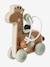 Baby Motorikschleife Bär, Holz FSC - braun/tansania giraffe - 3