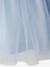 Festliches Mädchenkleid, Satin und Tüll - hellblau+marine+mint+weiß+zartrosa - 4