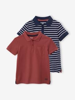 Jungenkleidung-Shirts, Poloshirts & Rollkragenpullover-2er-Pack Jungen Poloshirts, Pikee