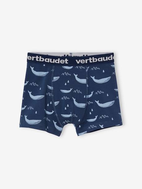 5er-Pack Jungen Boxershorts, Wale - pack blau - 4
