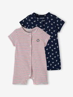 Babymode-2er-Pack Jungen Baby Kurzoveralls