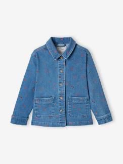 -Mädchen Jeansjacke mit Herzen