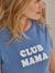 Bio-Kollektion: T-Shirt für Schwangerschaft & Stillzeit „Club Mama“ - anthrazit+blau+braun+braun+rosa - 10