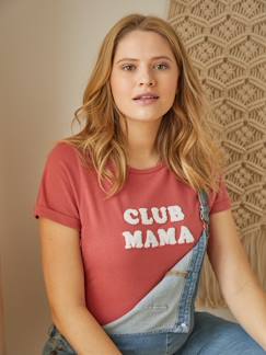Umstandsmode-Stillmode-Bio-Kollektion: T-Shirt für Schwangerschaft & Stillzeit „Club Mama“