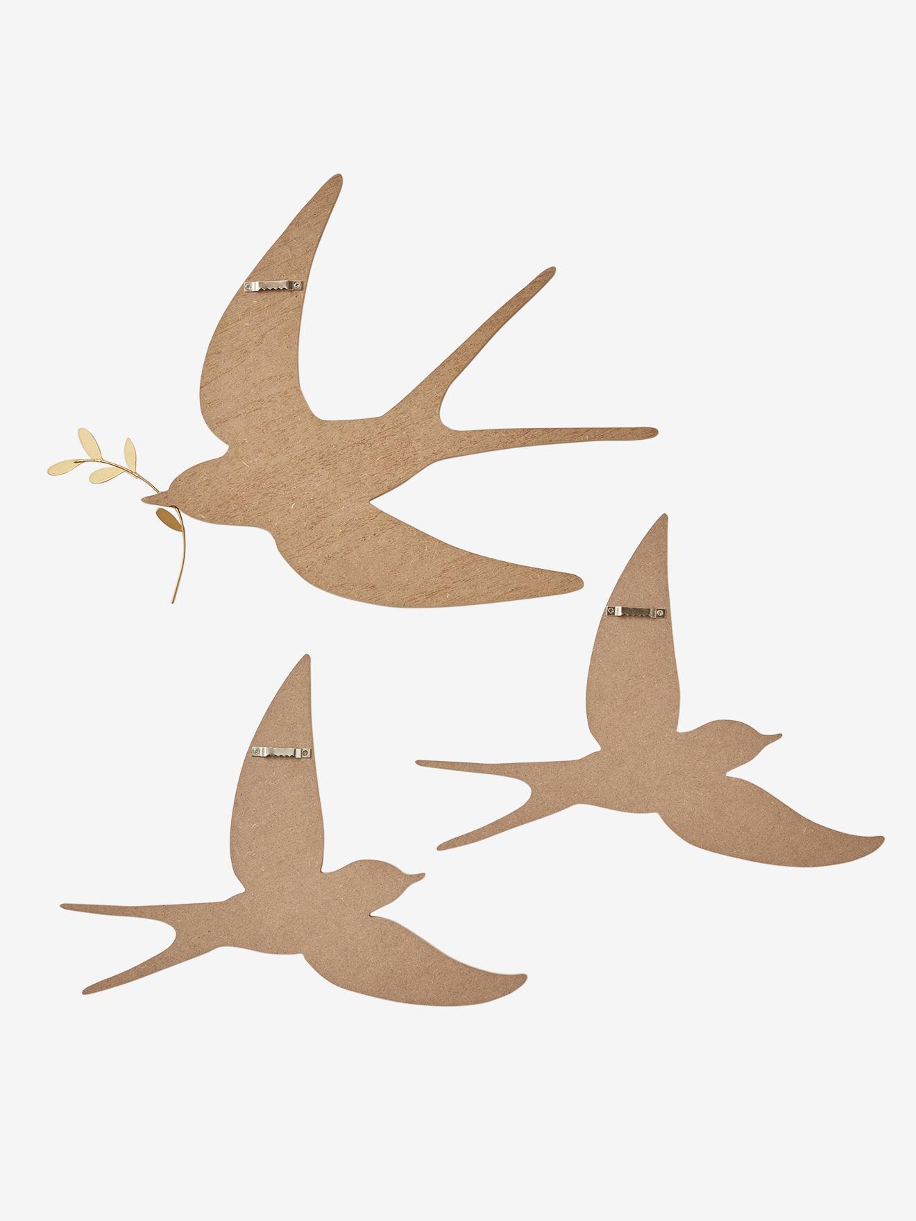 Thumbnail - 3er-Set Kinderzimmer Deko-Schwalben