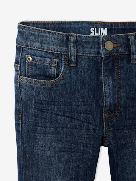 Die „Unverwüstliche“, robuste Jungen Jeans, Slim-Fit - dark blue+grau - 5