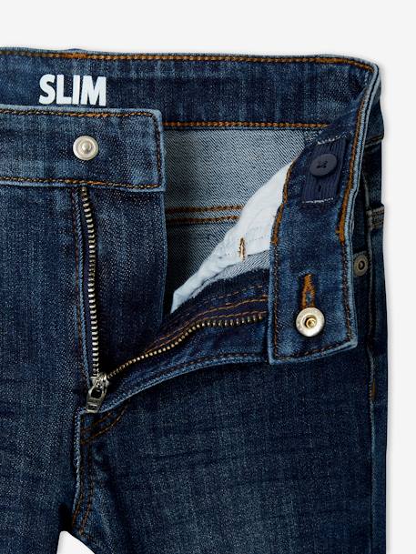 Die „Unverwüstliche“, robuste Jungen Jeans, Slim-Fit - dark blue+grau - 6