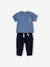 Baby-Set: T-Shirt & Sweathose - blau - 1