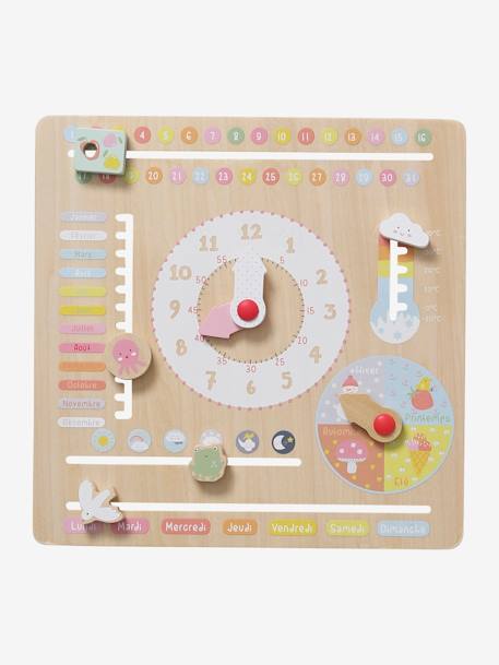 Kinder Spieluhr mit Kalender, Holz FSC® - mehrfarbig+mehrfarbig - 9