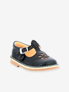 Kinderschuhe-Jungenschuhe-Sneakers & Turnschuhe-Baby Lauflern-Sandalen „Dingo 2“ ASTER , pflanzlich gegerbtes Leder