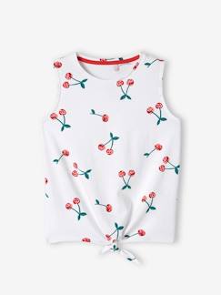 Maedchenkleidung-Shirts & Rollkragenpullover-Mädchen Top mit Knoten, bedruckt Oeko-Tex®