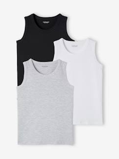 Günstige Basics-Jungenkleidung-3er-Pack Jungen Unterhemden Oeko-Tex®