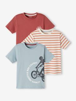 Jungenkleidung-Shirts, Poloshirts & Rollkragenpullover-3er-Pack Jungen T-Shirts Oeko-Tex®