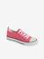 Mädchen Stoff-Sneakers mit Reißverschluss - grün bedruckt/tropical+rosa+rote blumen - 9