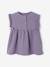 Mädchen Baby Kleid, Musselin - fuchsia+grün+violett - 12