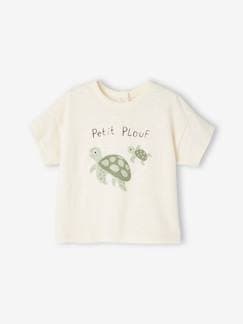 Babymode-Shirts & Rollkragenpullover-Bio-Kollektion: Baby T-Shirt mit Meeres-Motiven