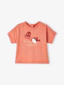 Babymode-Shirts & Rollkragenpullover-Shirts-Baby T-Shirt mit Meerestieren