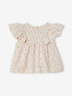 Babymode-Hemden & Blusen-Baby Volantbluse