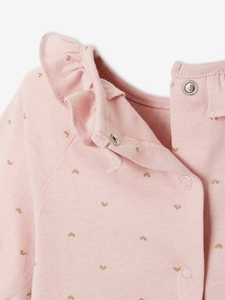 Baby T-Shirt mit Kragen - blau bedruckt+rosa bedruckt - 7