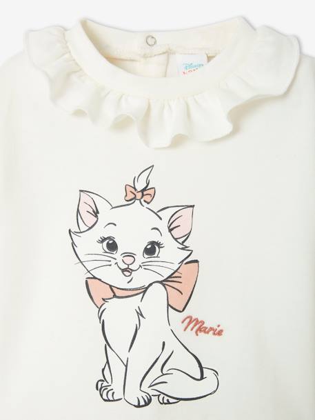 Mädchen Baby Sweatshirt mit Kragen Disney ARISTOCATS MARIE - weiß - 3