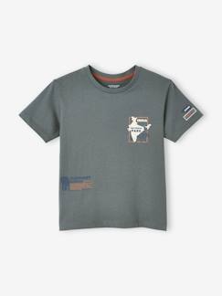 Jungenkleidung-Shirts, Poloshirts & Rollkragenpullover-Jungen T-Shirt mit Tieren Oeko Tex®