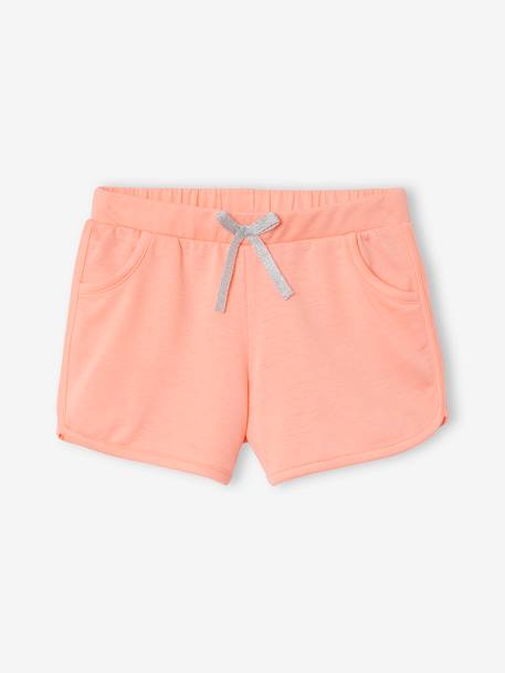 Sport-Shorts für Mädchen Oeko-Tex - dunkelblau+rosa+ziegel - 5