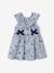 Festliches Baby Kleid, Blumenmuster Oeko-Tex - weiß/blau geblümt - 5
