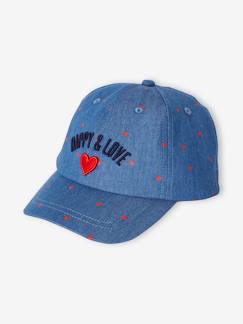 UV Schutzkleidung Kinder-Mädchen Basecap mit Schriftzug „Happy & Love“