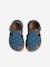 Baby Sandalen mit geschlossener Kappe - blau+camelfarben - 4