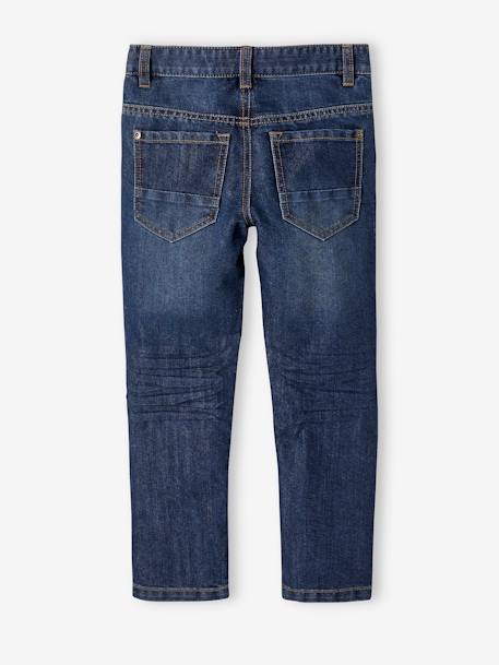 Die ,,Unverwüstliche', robuste Jungen Straight-Jeans ,,waterless', Hüftweite COMFORT Oeko-Tex® - blue stone+dark blue - 8