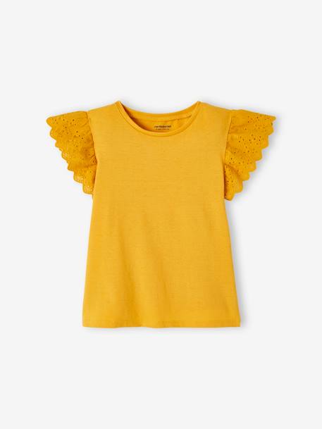 Mädchen-Set: Hose & T-Shirt Oeko-Tex - gelb+koralle+nachtblau+türkis bedruckt+smaragdgrün - 2
