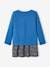 Mädchen-Set: Kleid + Cardigan Oeko Tex - blau+marine bedruckt+malve+smaragdgrün+wollweiß bedruckt - 5