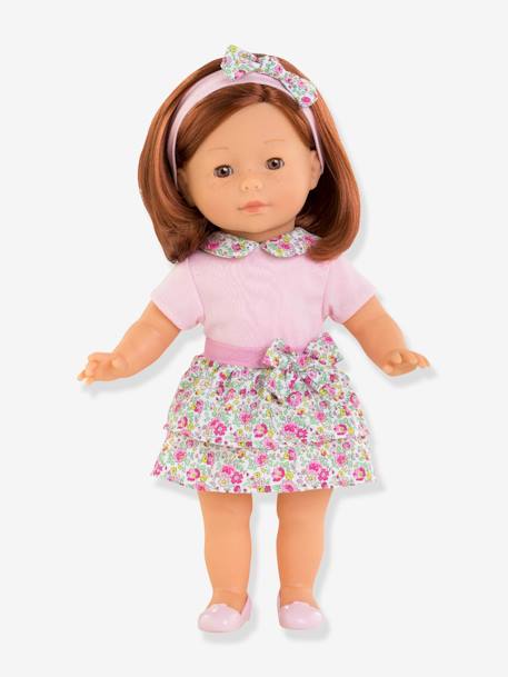 Puppe „Pia Rousse“ COROLLE, 36 cm - rosa geblümt - 1