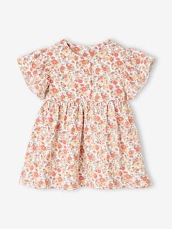 Babymode-Baby Kleid mit Blumenmuster