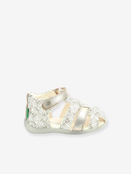 Baby Sandalen „Bigflo-2 Iconique Biboo“ KICKERS - silber - 2